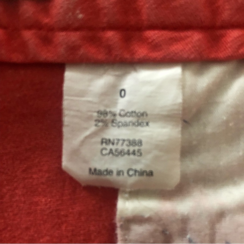 J CREW Frankie 9” Dusty Red Bermuda Chino Shorts - Picture 7 of 11